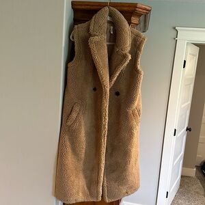 Elan Teddy Long Vest